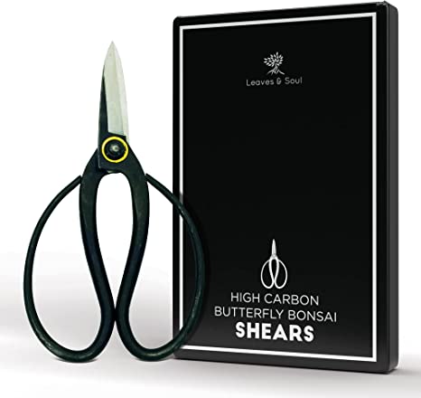 Professional Bonsai Scissors | Pruning Shears for Trimming Plants | Japanese Gardening, Bonsai Tools | Garden Scissors (Butterfly)