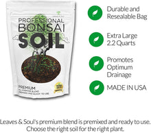Load image into Gallery viewer, Premium Bonsai Soil All Purpose Blend | Pre-mixed 2.2 and 8.2 Dry Quarts
