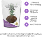 Premium Fiddle Leaf Fig and House Plant Soil All Purpose Blend | Pre-mixed 2.2 and 8.2 Dry Quarts