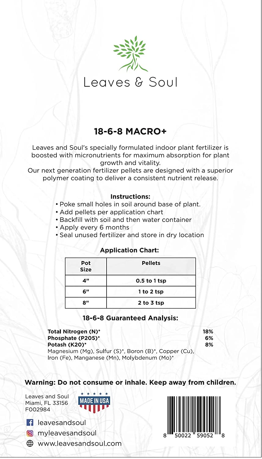 Indoor Plant Fertilizer Pellets Macro+