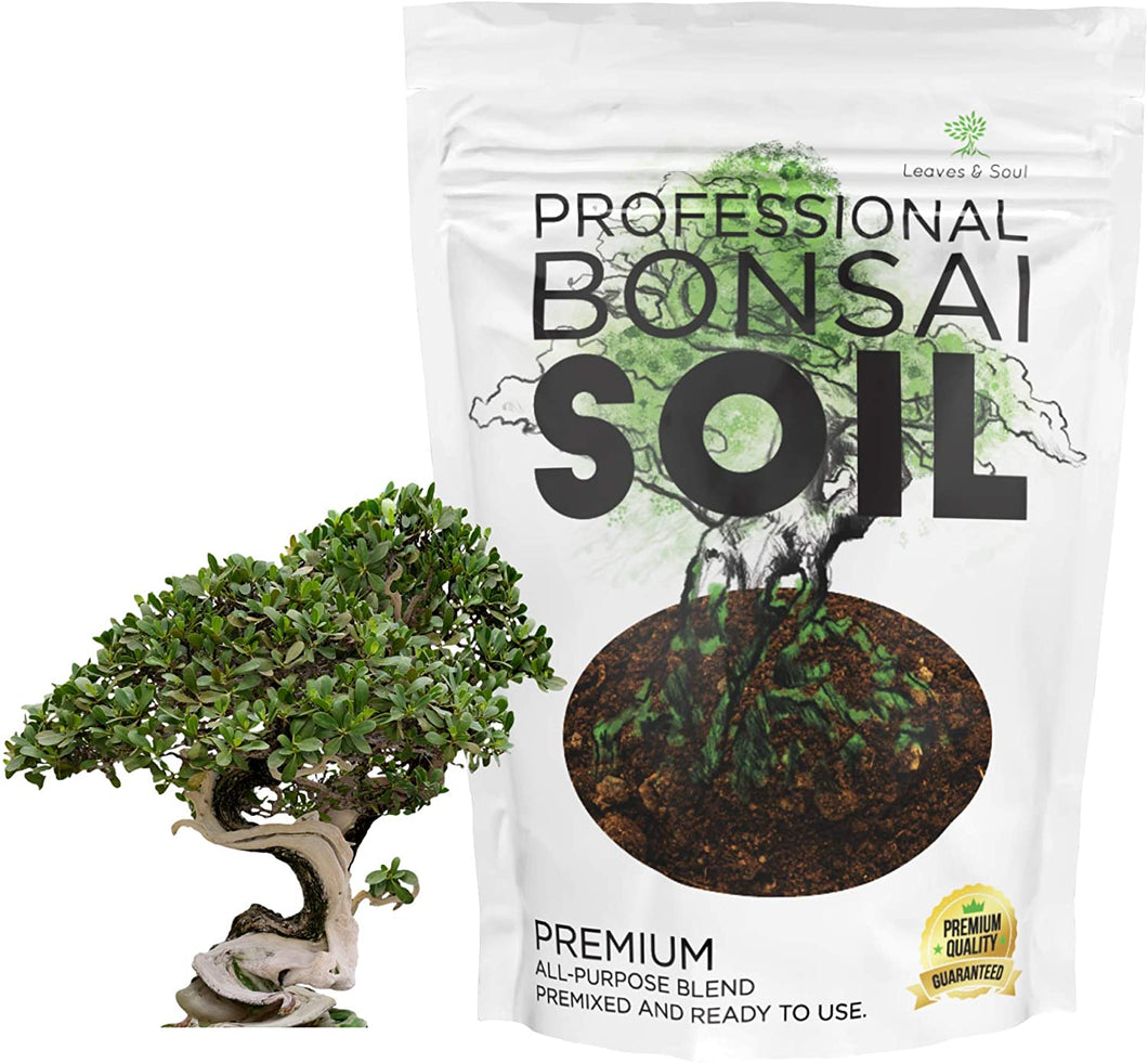 Premium Bonsai Soil All Purpose Blend | Pre-mixed 2.2 and 8.2 Dry Quarts